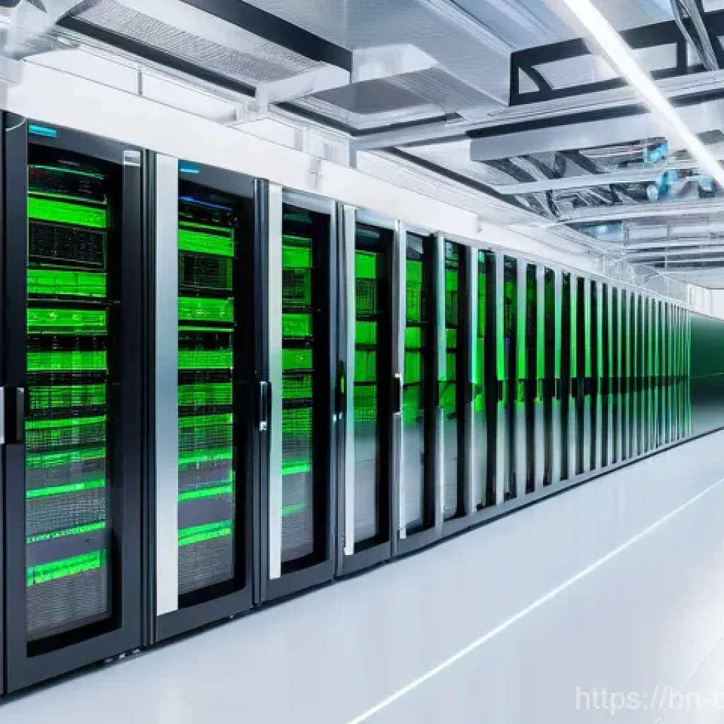 고체 산화물 연료전지  SOFC - **Prompt 1: Modern Data Center Powered by SOFC Technology**
    "A wide-angle, futuristic and clean ...