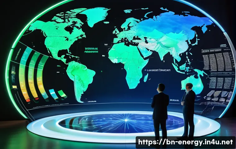 재생 에너지 정책 비교 - **Global Green Energy Transition: Diverse Nations United.**
    A vibrant and illustrative global ma...