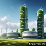 이산화탄소 배출 저감 기술 - **Prompt 1: The Breathing Planet - Direct Air Capture (DAC) Facility**
    Visualize a vast, futuris...