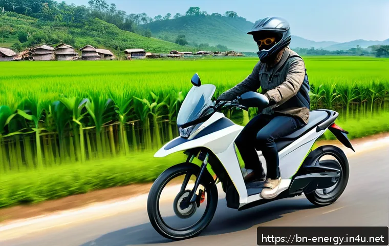 전기화학적 에너지 저장 - A detailed, realistic illustration of a modern lithium-ion battery pack powering an electric bike in...